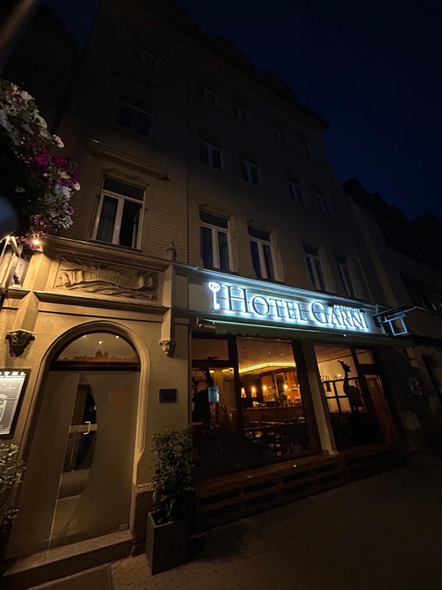Hotel garni  Am Domplatz Erfurt Exterior foto