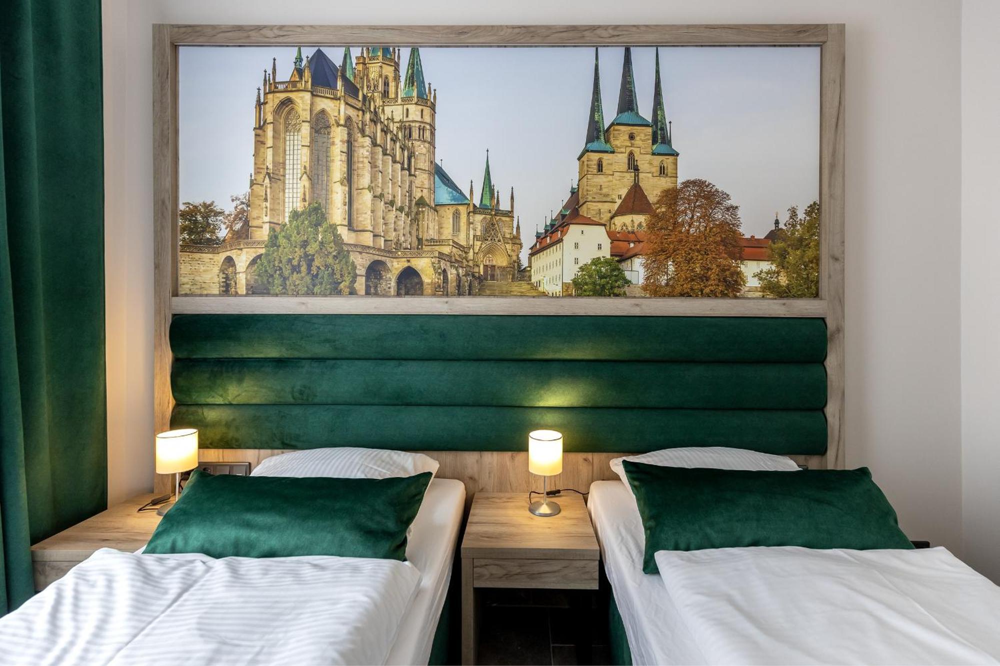 Hotel garni  Am Domplatz Erfurt Exterior foto